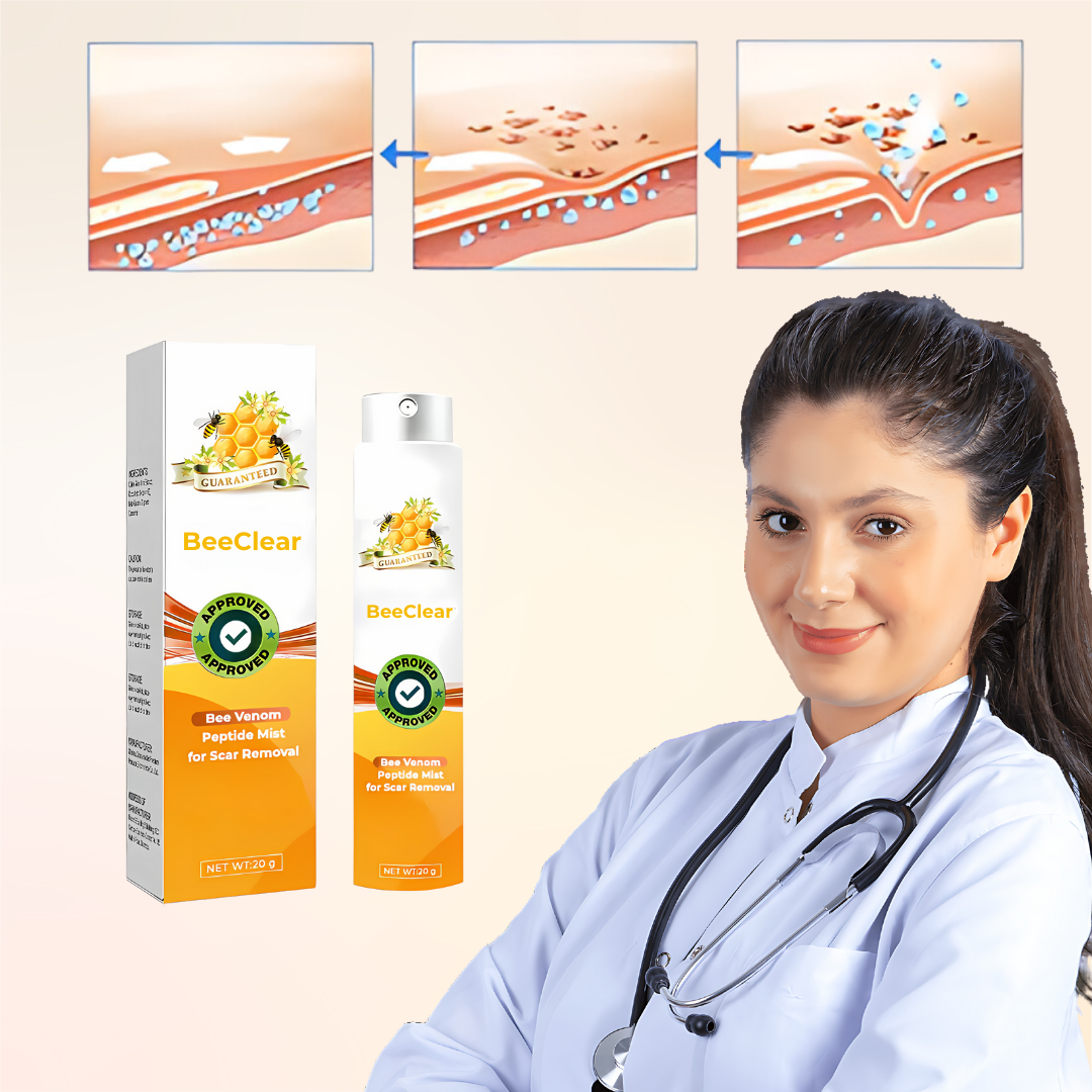 BeeClear™ | מחק סימני מתיחה, צלקות אקנה וצלקות ניתוחיות מהר יותר