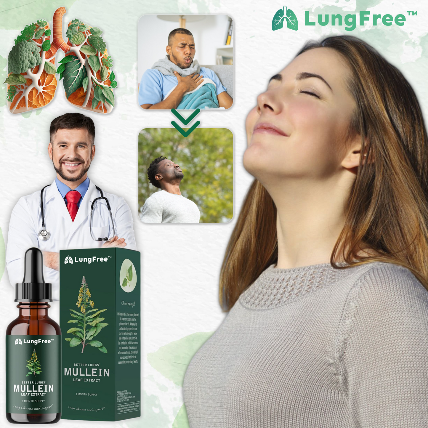 LungFree™ | טיפות ריאות צמחיות
