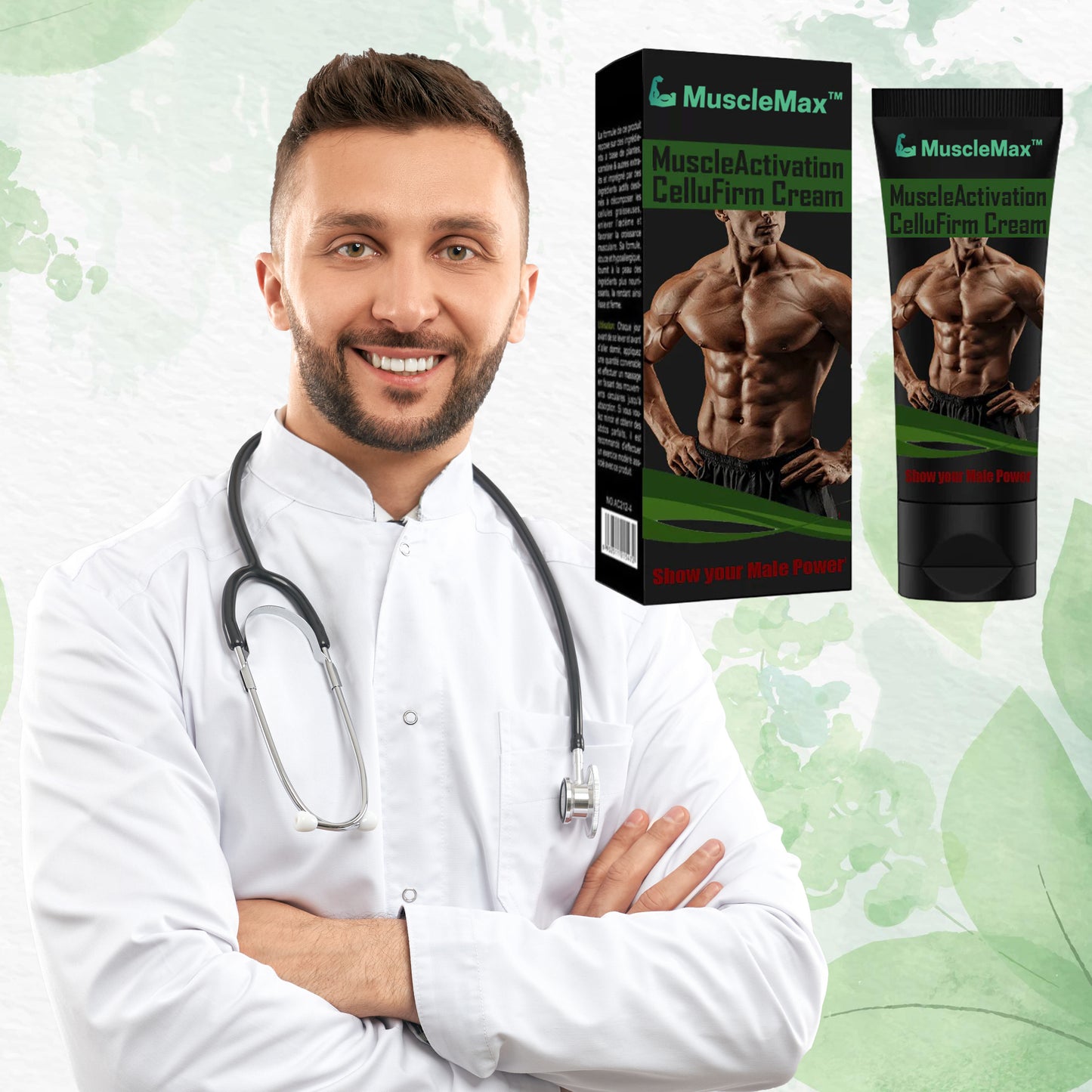 MuscleMax™ | קרם למיצוק והרזיה