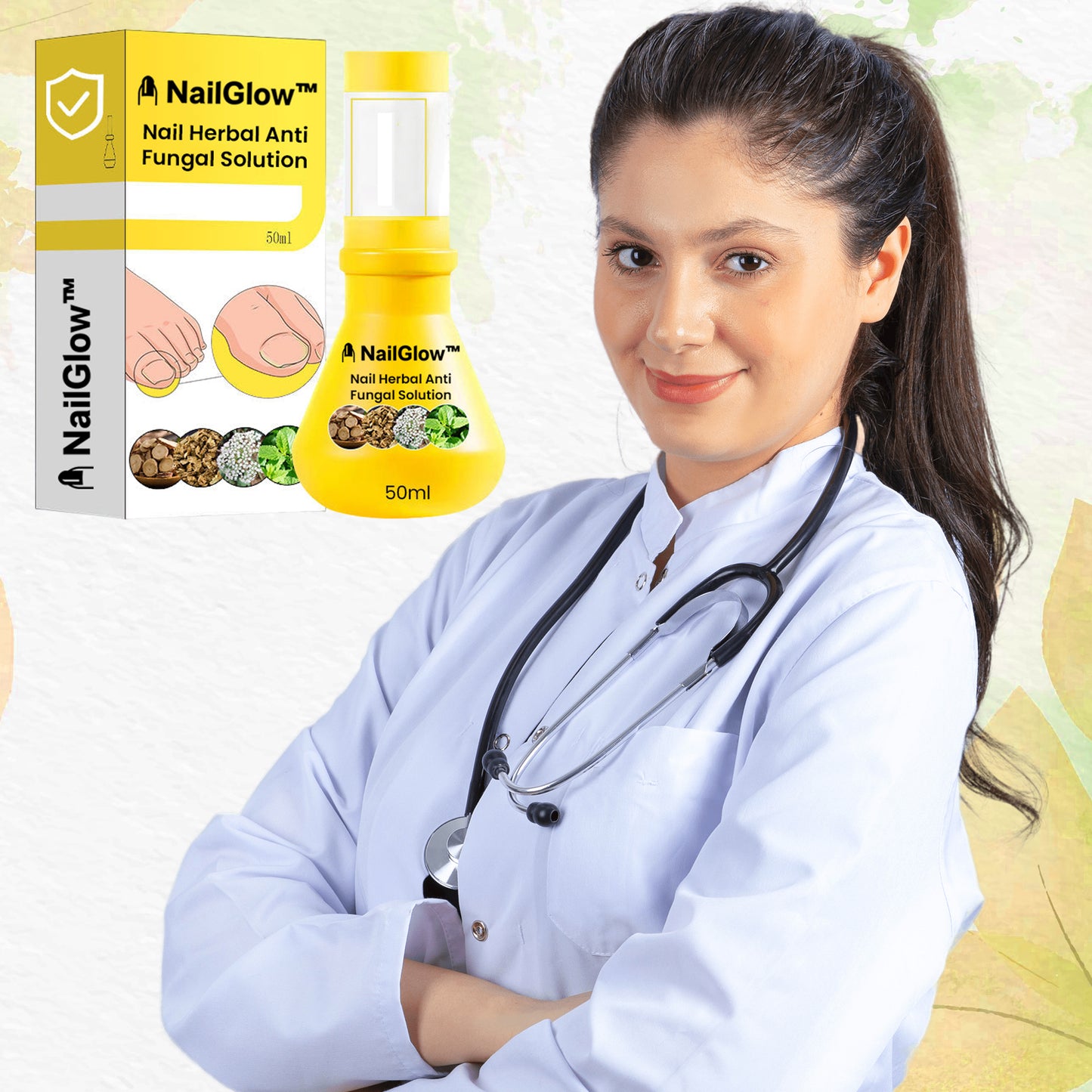 NailGlow™ | פתרון צמחי נגד פטרת לציפורניים