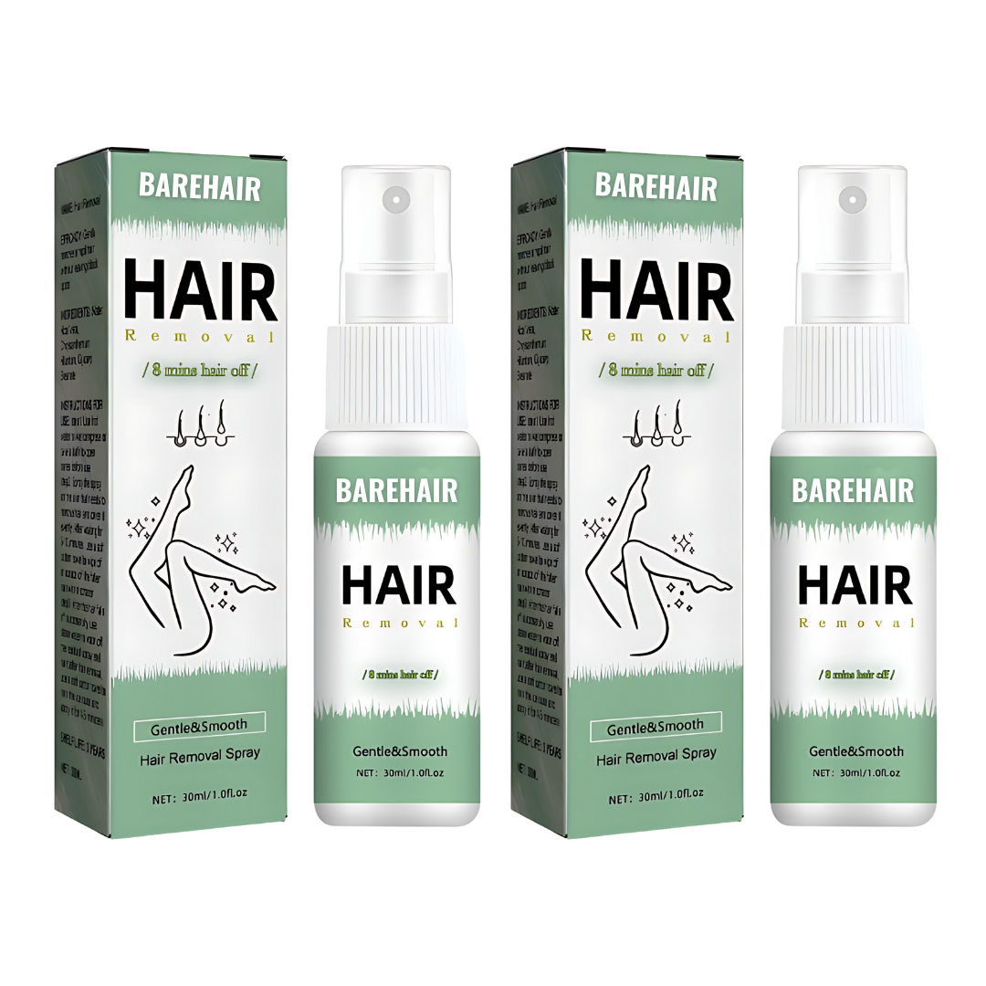 BareHair™ | חוויה את הקסם של עור חלק משיער, בלי גילוח, בלי שעווה, בלי טרחה!