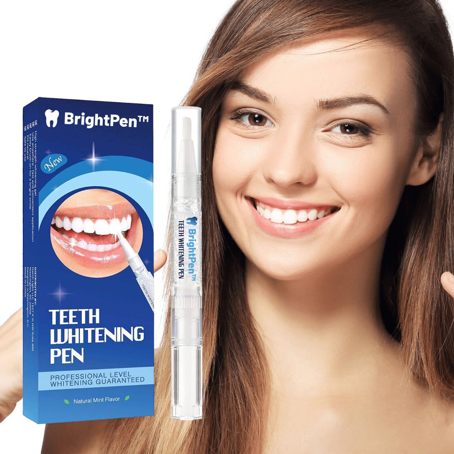 BrightPen™ | עט עם סרום רפואי להלבנת שיניים