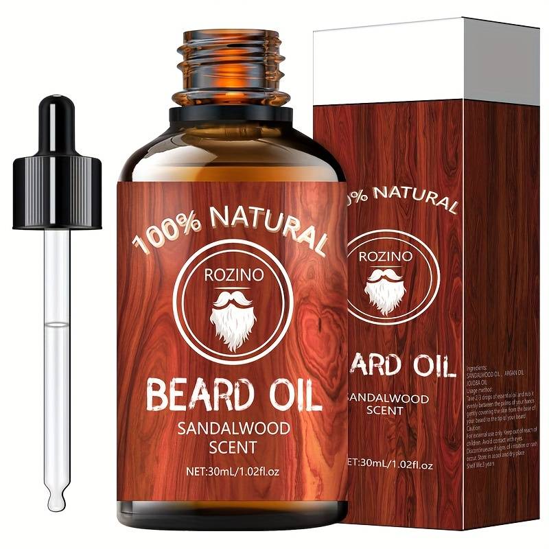 BeardBloom™ | שמן לזקן מרטיב טבעי עם ניחוח עץ הסנדל