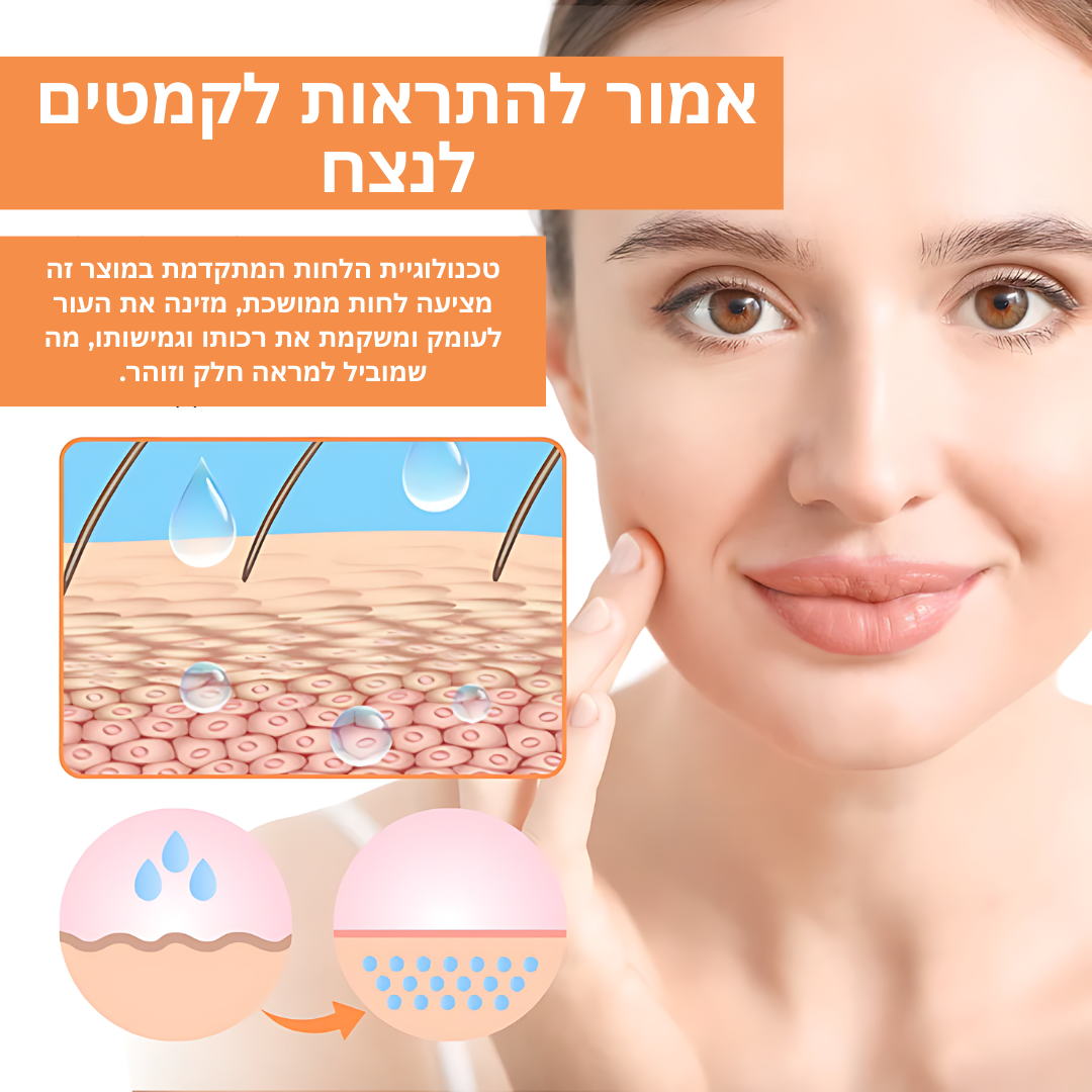RenewGlow™ | הראה צעיר יותר באופן מיידי, מפחית קמטים פי 5 מהר יותר!