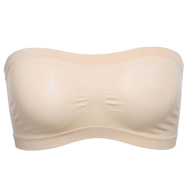 StrapFree™ | חזיית סטרפלס ללא תפרים עם תמיכה מלאה וסריגת צלעות