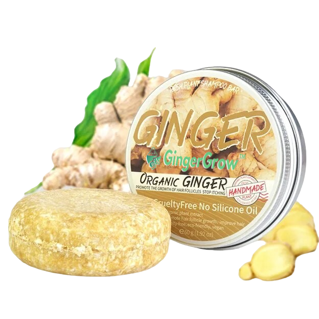 GingerGrow™ | סבון שמפו לצמיחת שיער בזנגביל