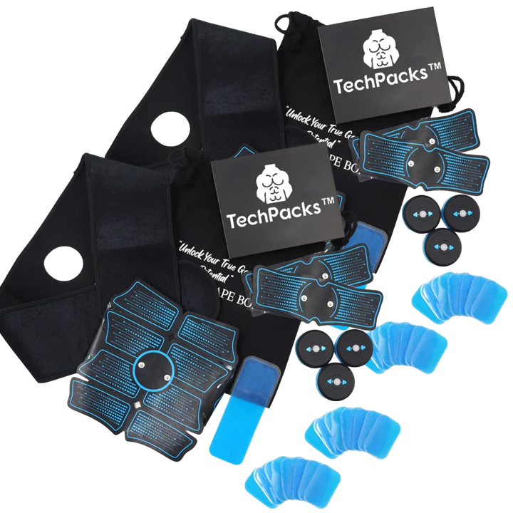 TechPacks™ | מכשיר לגירוי שרירי הבטן והשרירים