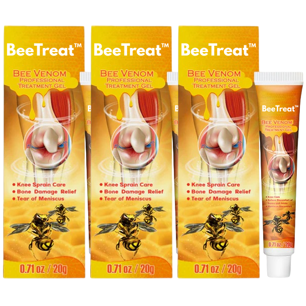 BeeTreat™ | ג'ל מקצועי לטיפול במפרקים ועצמות עם ארס דבורים