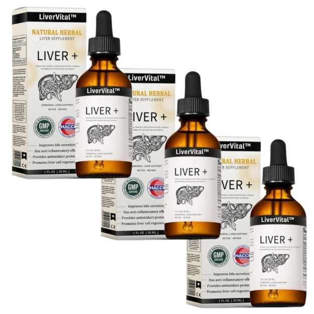 LiverVital | מנקה 99.9% מהרעלים ומחדש את תפקוד הכבד תוך 7 ימים