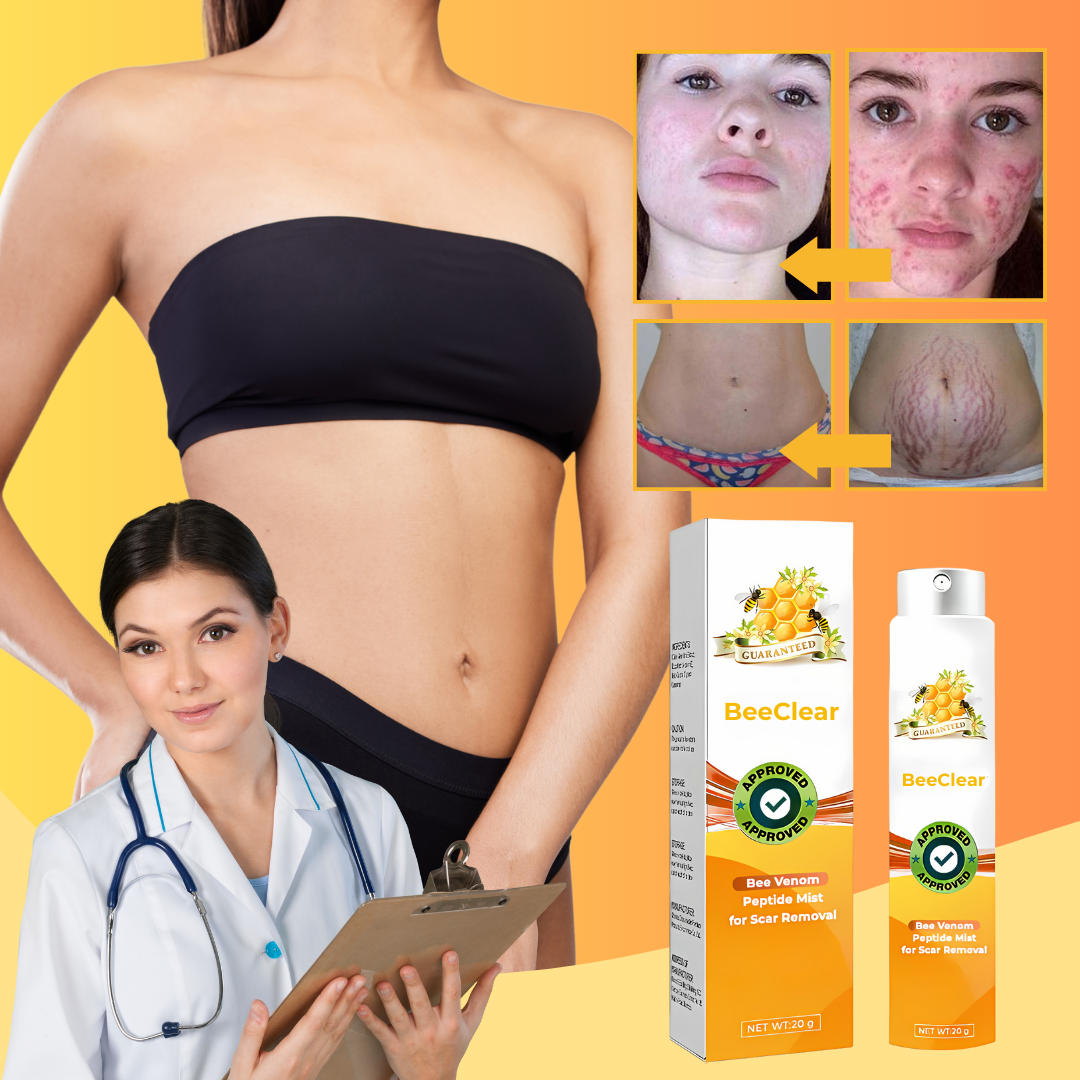 BeeClear™ | מחק סימני מתיחה, צלקות אקנה וצלקות ניתוחיות מהר יותר