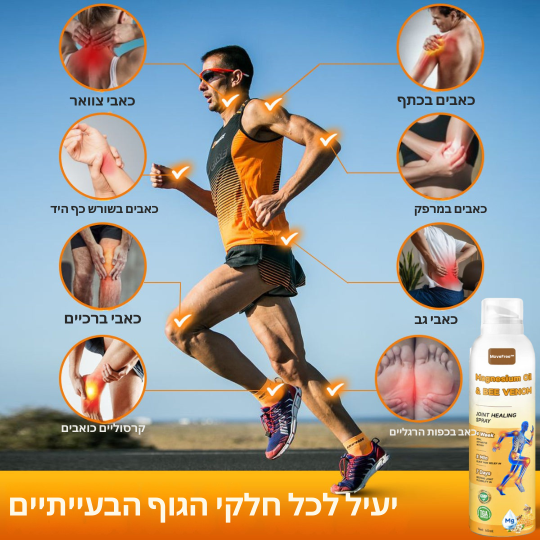 MoveFree™ | הסר כאבי מפרקים והחזר את הניידות תוך 5 דקות בלבד!