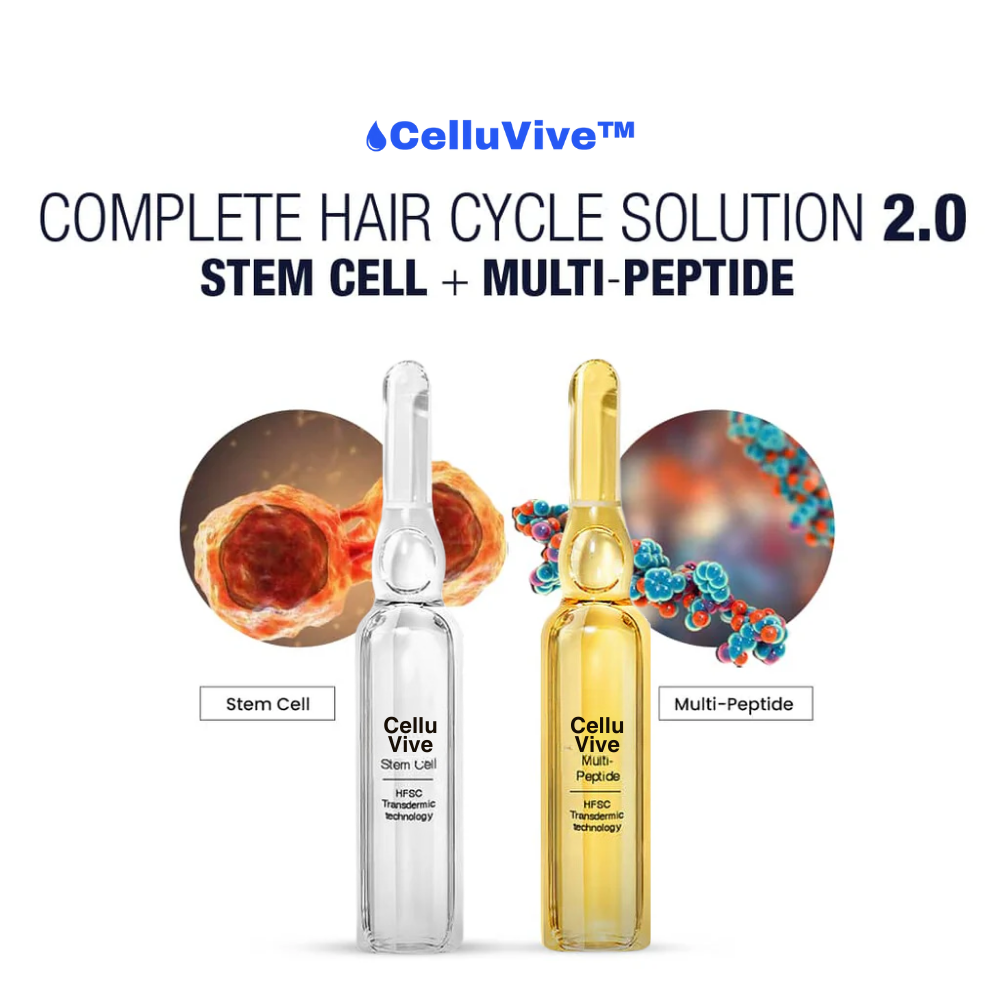 CelluVive™ | פתרון מחזור השיער עם תאי גזע