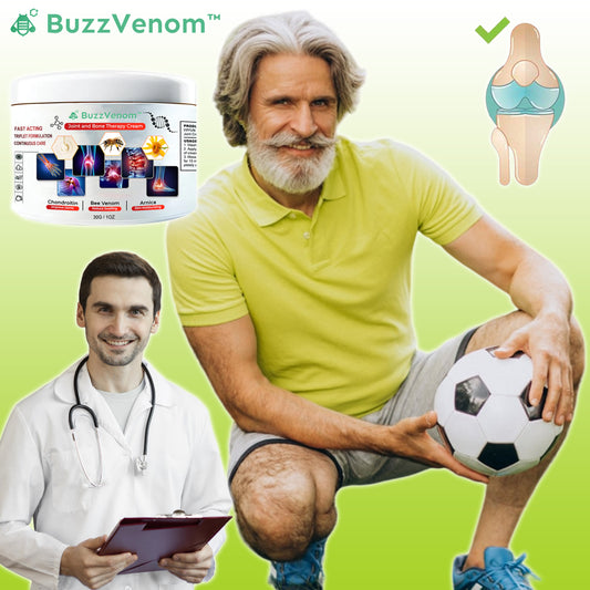 BuzzVenom™ | קרם לטיפול במפרקים ועצמות עם ארס דבורים