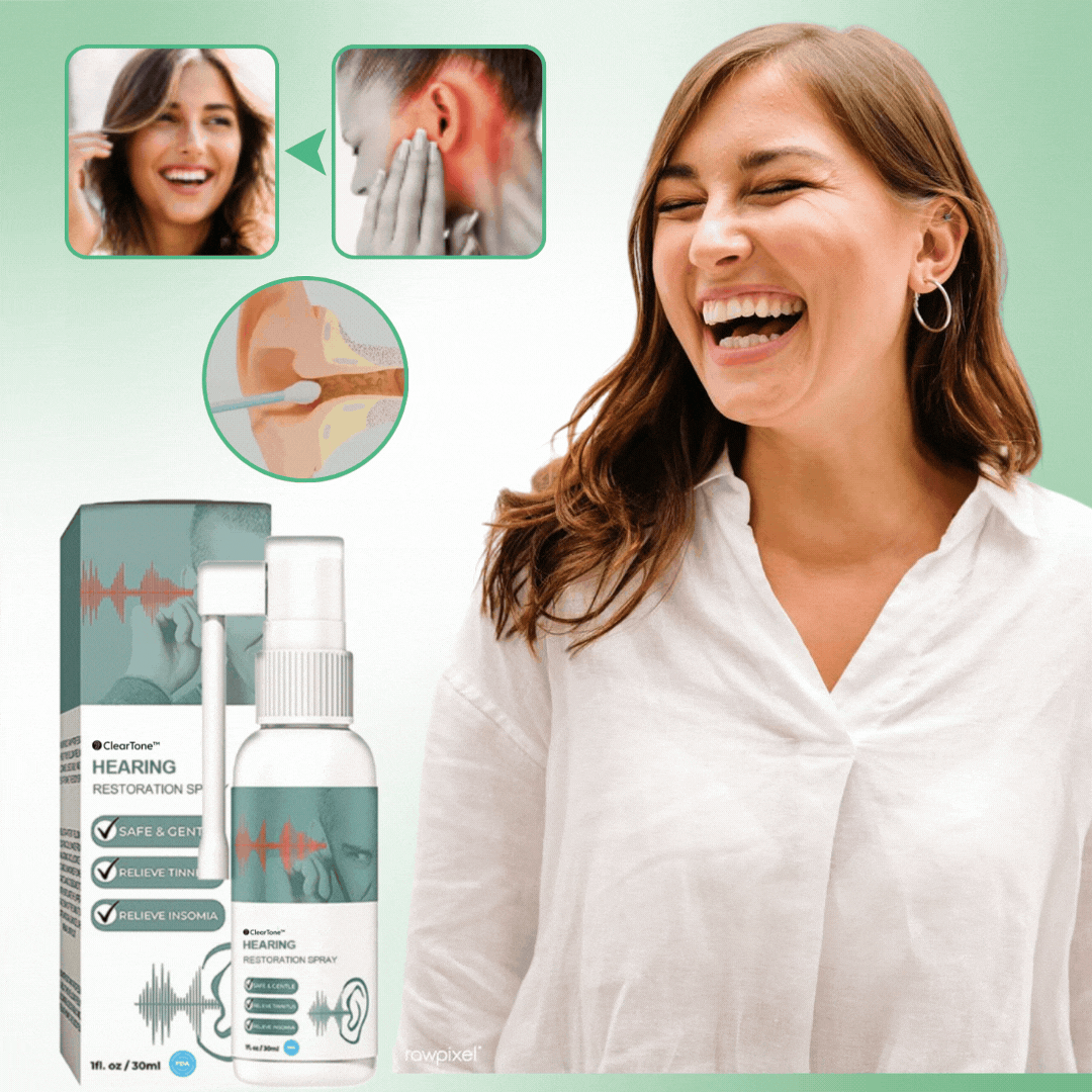 ClearTone™ | ספריי לשיקום שמיעה