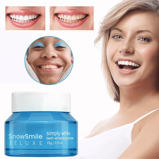 SnowSmile™ | אבקת הלבנת שיניים מיידית