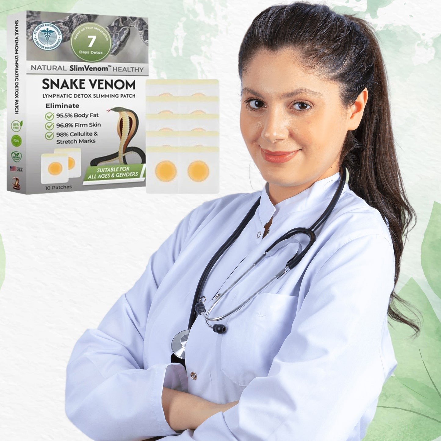 SlimVenom™ | טלאי ניקוי רעלים מארס נחש למערכת הלימפה