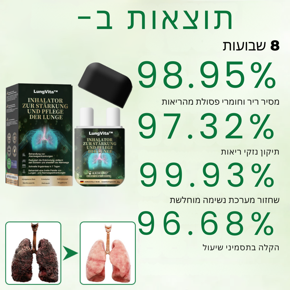 LungVita™ | החזירו את כוח הנשימה שלכם תוך 7 ימים בלבד!