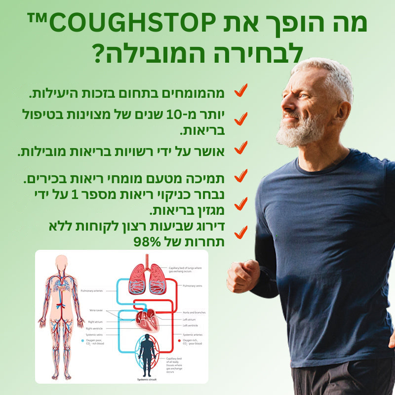 CoughStop™ | עצור את השיעול לאחר טיפה אחת!