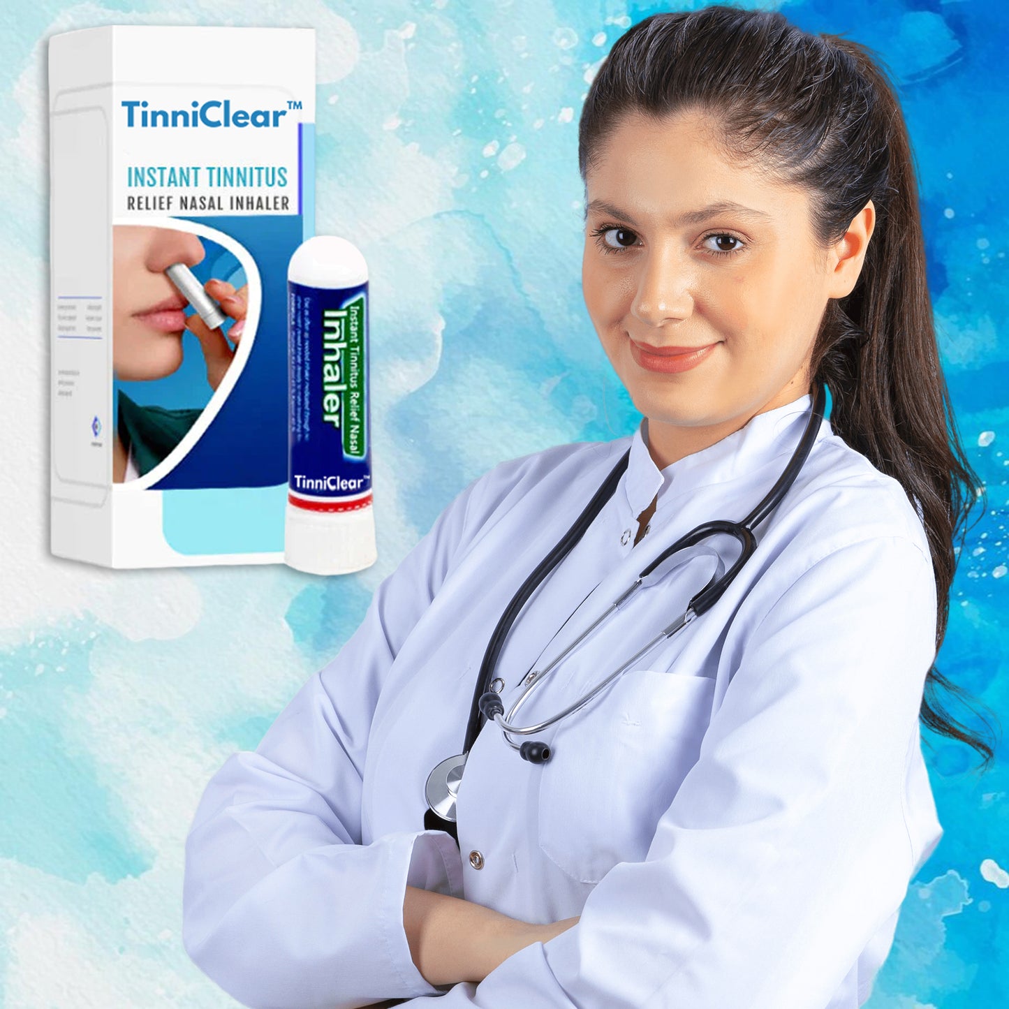 TinniClear™ | משאף אף להקלה מיידית בטינטון