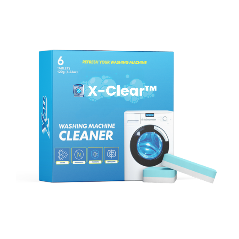 XClear™ | Washing Machine Cleaner | Don't let your washing machine slowly poison your laundry!