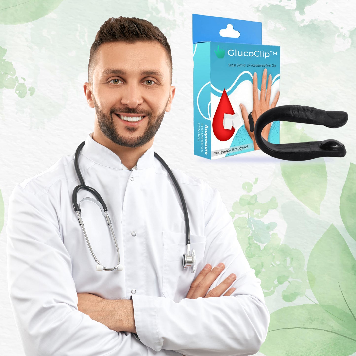 GlucoClip™ | קליפ לשליטה בסוכר LI4 אקופרסורה!