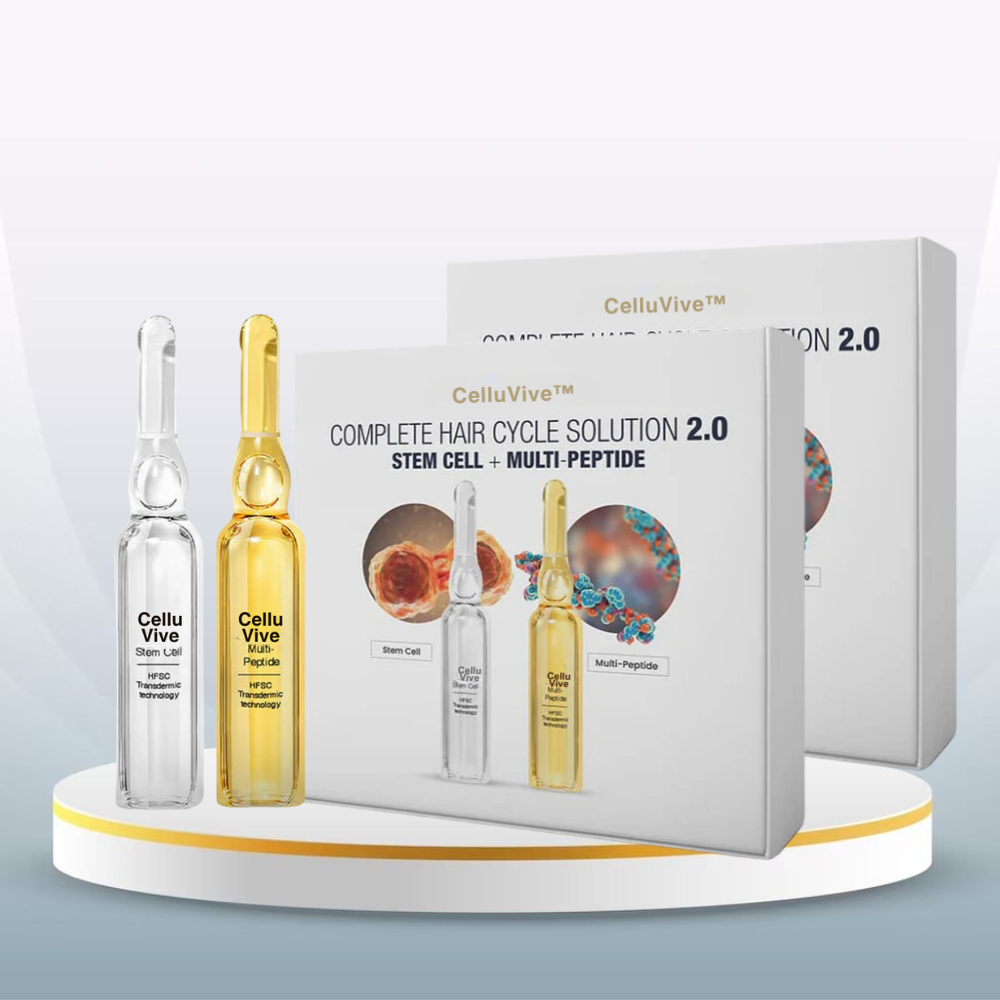 CelluVive™ | פתרון מחזור השיער עם תאי גזע