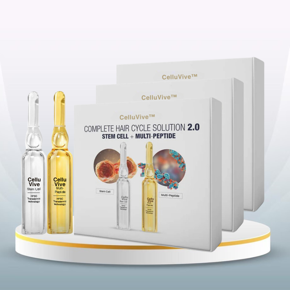 CelluVive™ | פתרון מחזור השיער עם תאי גזע