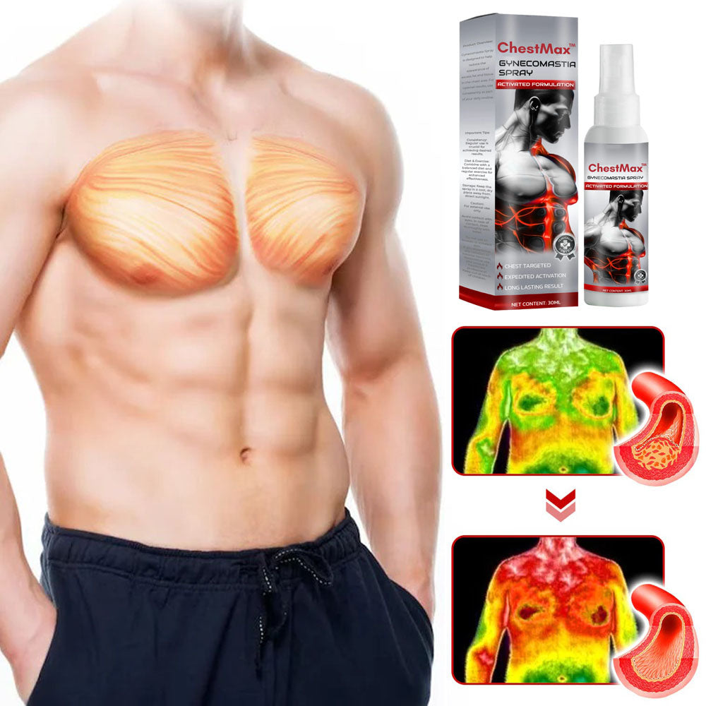 ChestMax™ | תרסיס להפחתת גינקומסטיה