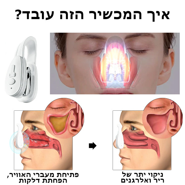 SinuClearPro™ | מכשיר ניקוי ריר האף