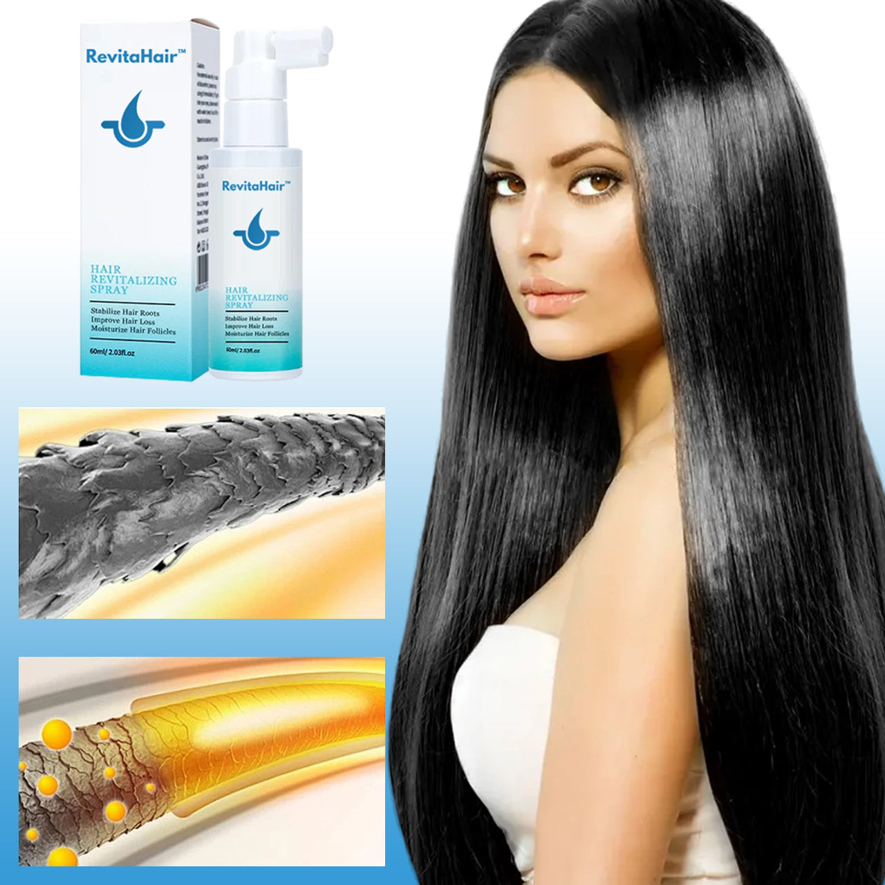 RevitaHair™ | ספריי לשיקום שיער