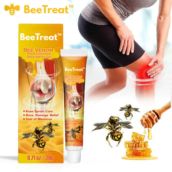 BeeTreat™ | ג'ל מקצועי לטיפול במפרקים ועצמות עם ארס דבורים