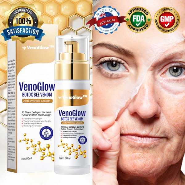 VenoGlow™ | קרם בוטוקס עם ארס דבורים נגד קמטים
