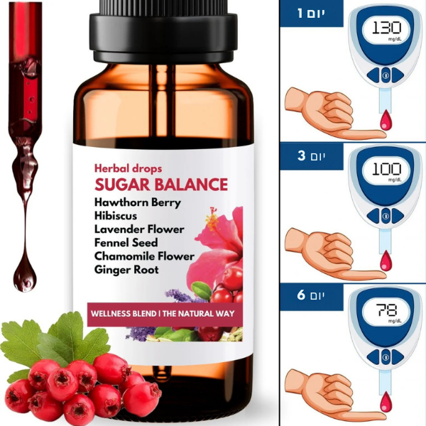 PureBalance™ | איזון רמות הסוכר בדם ב-98% תוך 6 ימים!