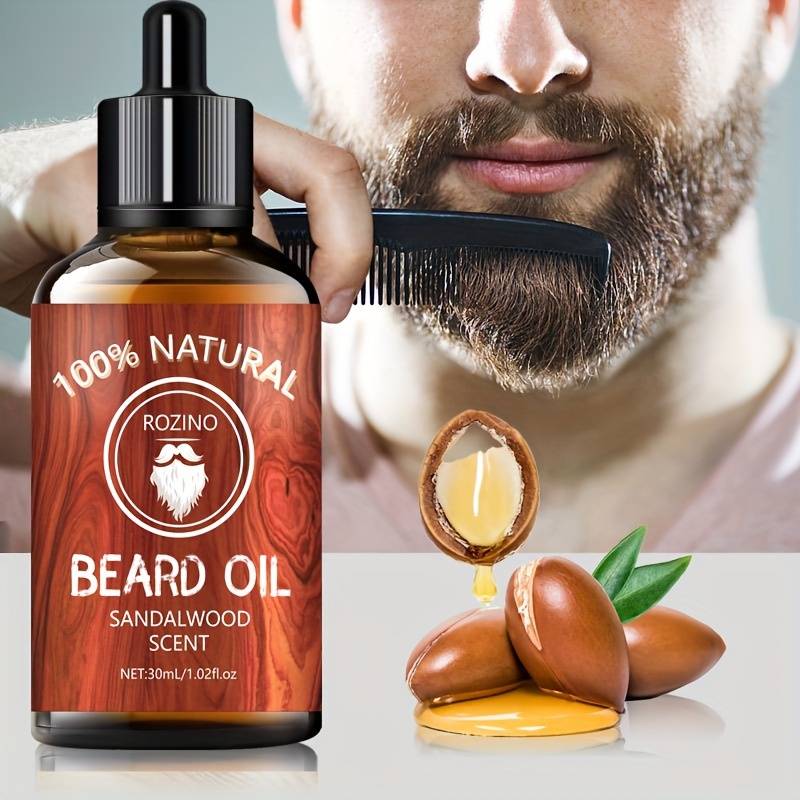 BeardBloom™ | שמן לזקן מרטיב טבעי עם ניחוח עץ הסנדל