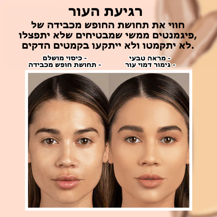 PerfectGlow™ | קרם הסוואה מקצועי לאיפור