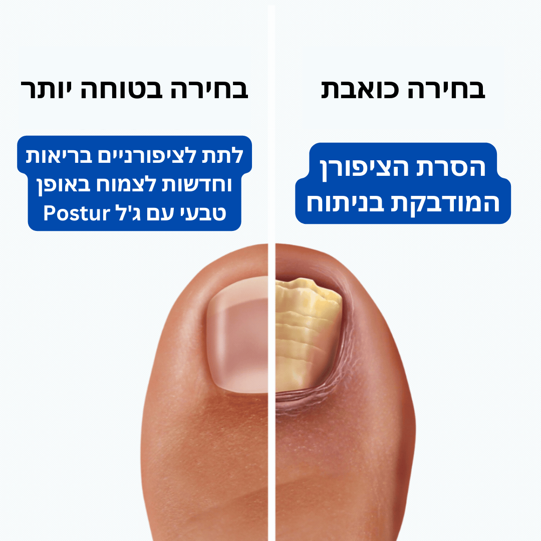 Dermasil™ | ג'ל פטרת ציפורניים  משמיד 99% מהחיידקים בפחות מדקה