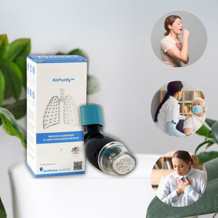 AirEase™ | מכשיר להרחבת ריאות לפינוי ריר