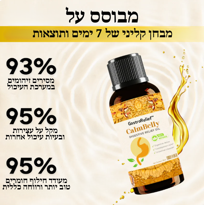 GastroRelief™ | שמן להקלה במערכת העיכול
