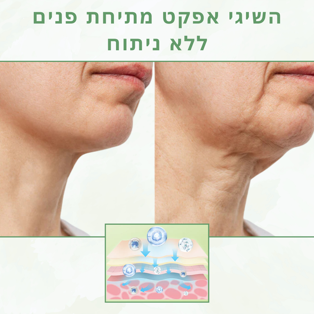 CollaFirm™ | מיצוק מיידי, הידוק עור רפוי בתוך 10 דקות בלבד