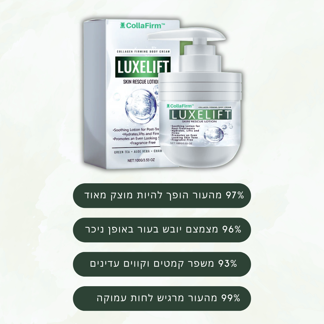CollaFirm™ | מיצוק מיידי, הידוק עור רפוי בתוך 10 דקות בלבד