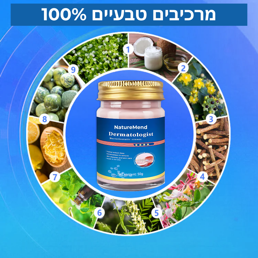 NatureMend™ | פעם אחרונה שתסבלו מבעיות עור! רפאו מחלות עור באופן מיידי!