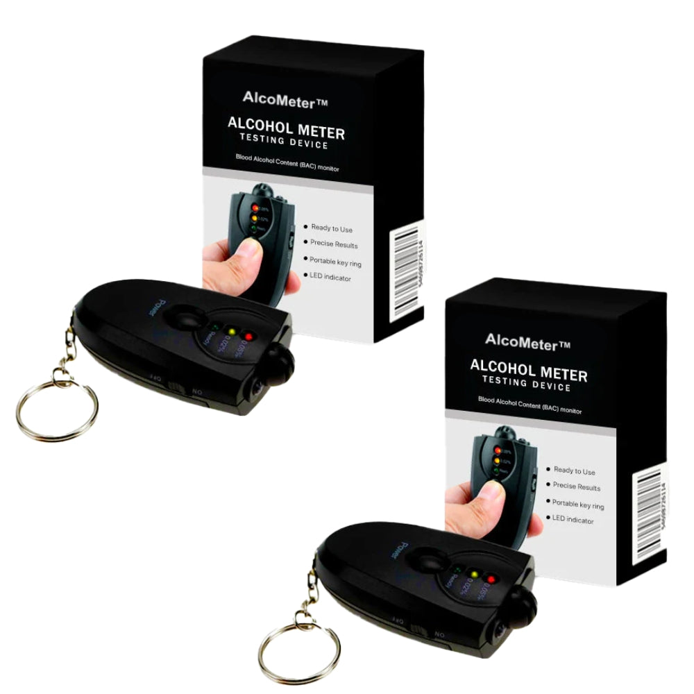 AlcoMeter | תוצאות מדויקות של רמת האלכוהול בדם בשניות – קבלו החלטות נבונות מיד!