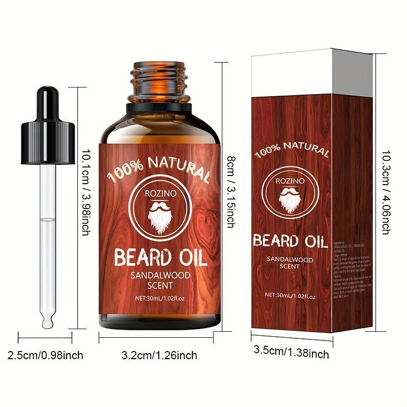 BeardBloom™ | שמן לזקן מרטיב טבעי עם ניחוח עץ הסנדל