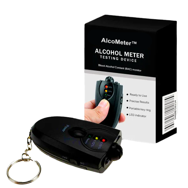 AlcoMeter | תוצאות מדויקות של רמת האלכוהול בדם בשניות – קבלו החלטות נבונות מיד!