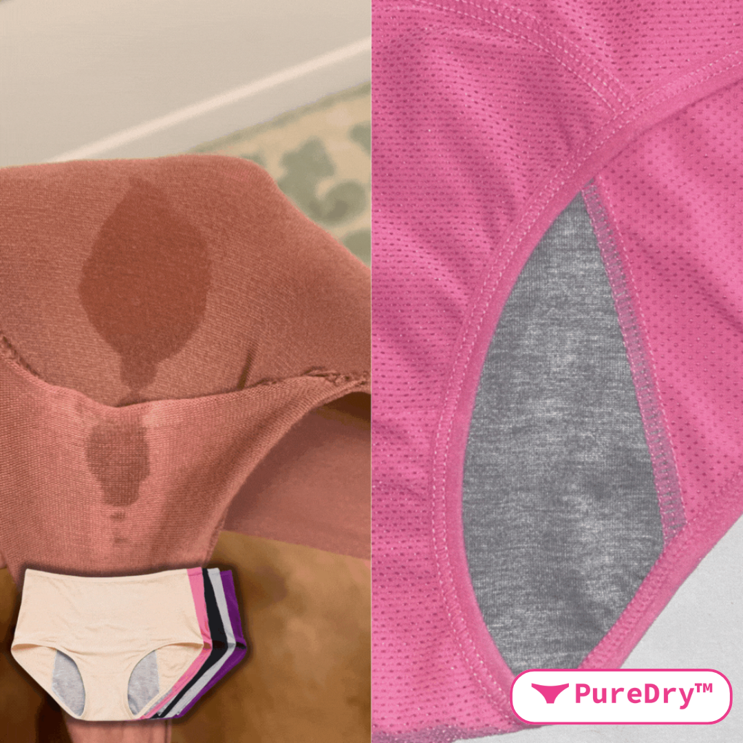 PureDry™ תחתונים עמידים לדליפות | החזירי לעצמך את הנוחות והביטחון!
