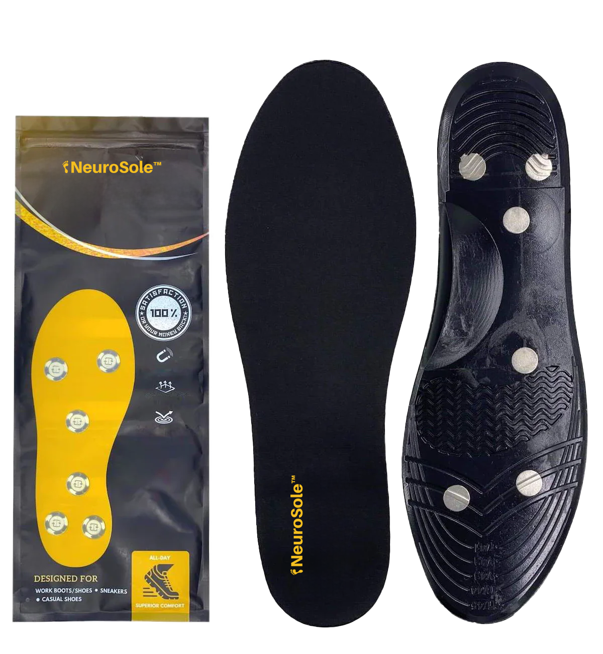 NeuroSole™ | מדרס מגנטי שמונע כאבים נוירופתיים באמצעות טכנולוגיה מגנטית