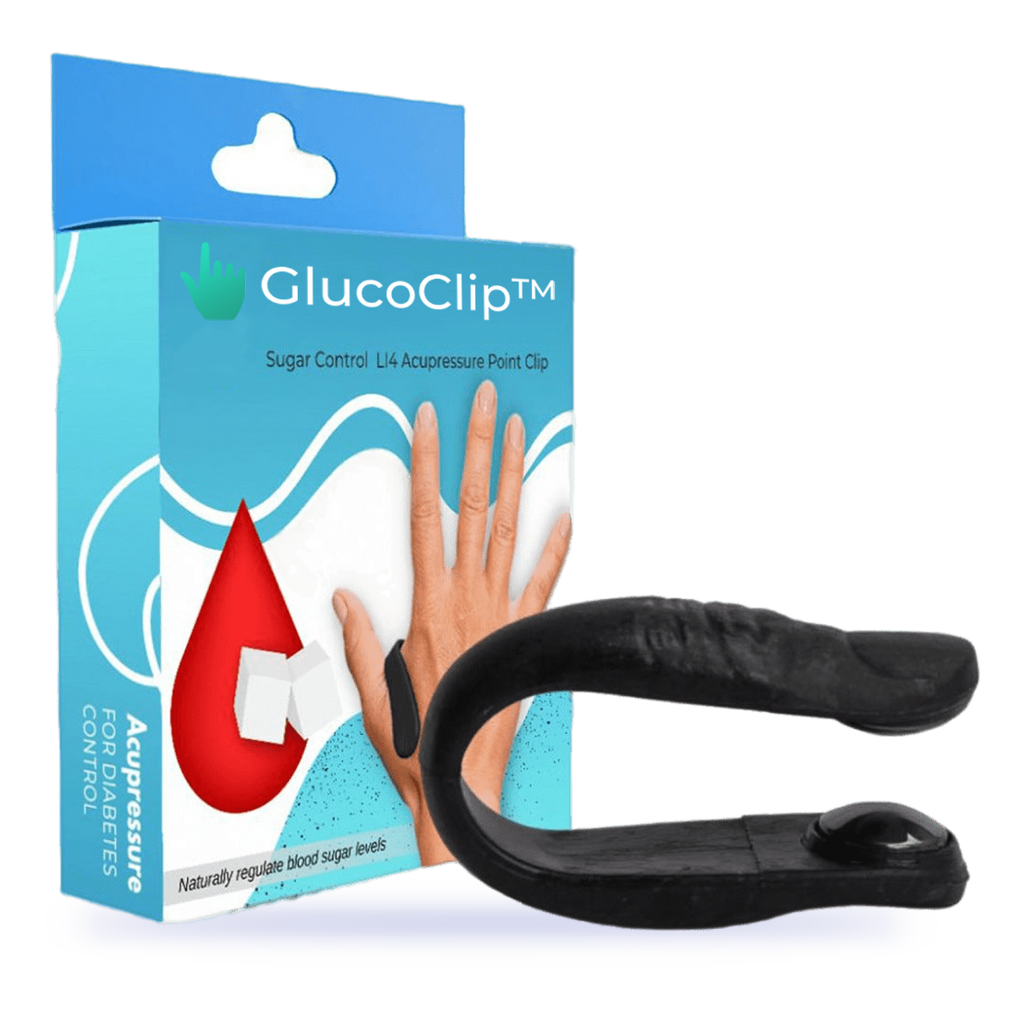 GlucoClip™ | קליפ לשליטה בסוכר LI4 אקופרסורה!