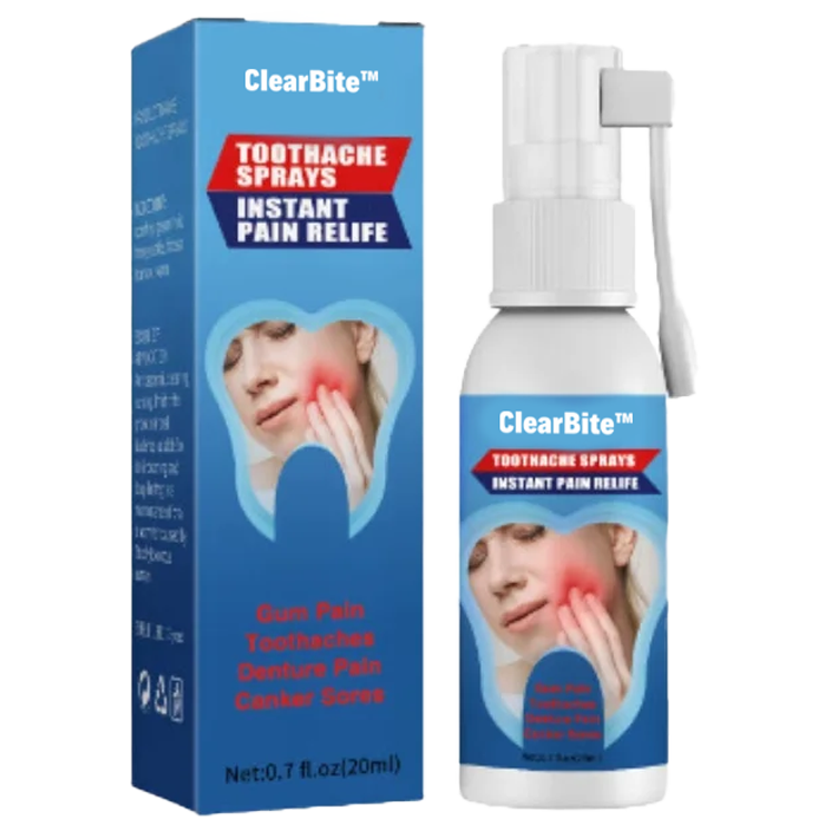ClearBite™ | תרסיס טיפולי לכאבי שיניים