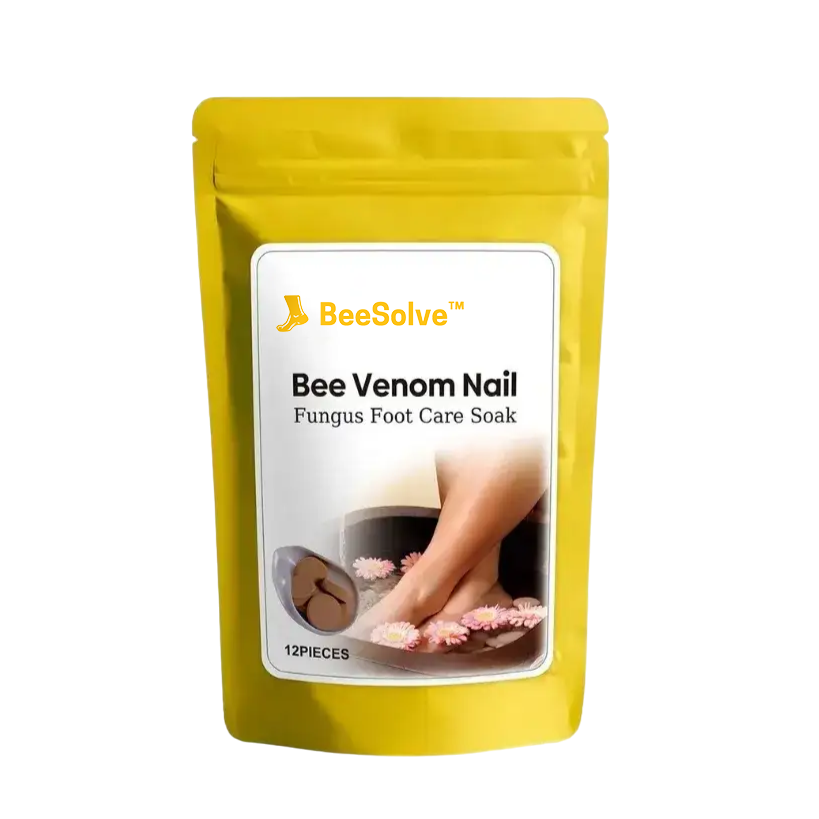 BeeSolve™ | טיפול לכפות הרגליים ולפטרת הציפורניים בעזרת ארס דבורים