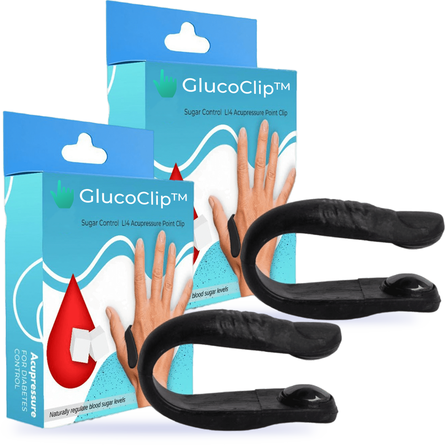 GlucoClip™ | קליפ לשליטה בסוכר LI4 אקופרסורה!